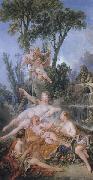 Francois Boucher Cupid a Captive oil painting artist